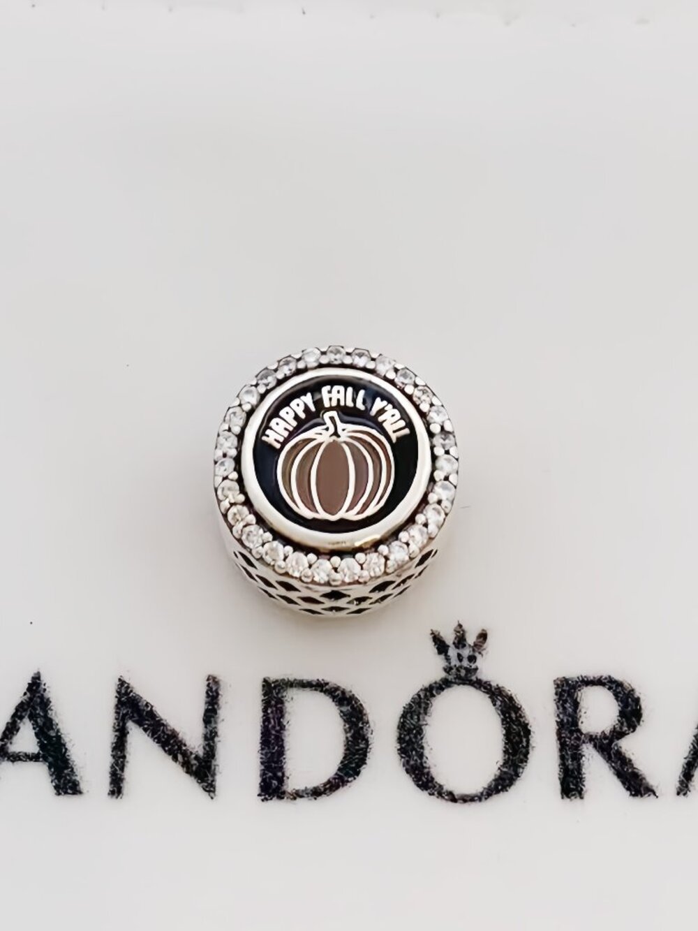 Pandora Halloween Pumpkin Exclusive Charm S925 Sterling Silver Jewelry